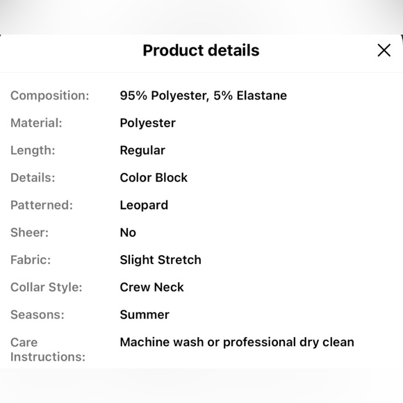 BRAND NEW Leopard Print Ruffle Hem T-Shirt, Casual Crew Neck Short Sleeve XXL - Picture 6 of 6